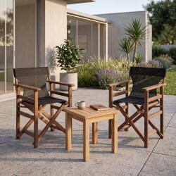 Director Chair Coffee Table Teak Outdoor Aletraris Furniture Cyprus